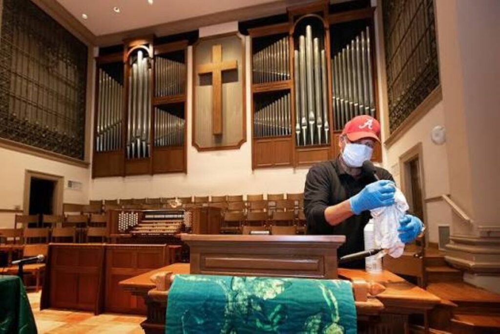 church cleaning